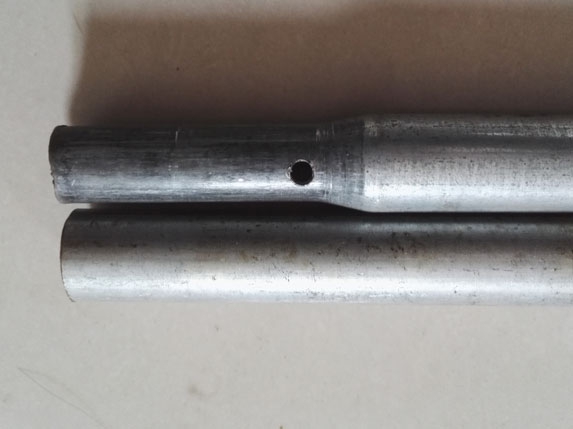 4分大棚管缩头加工效果图